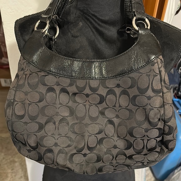 Coach Black Signature Tote Bag - Picture 3 of 3